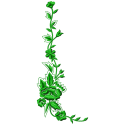 Flowers And Tree Embroidery Design 11 Flowers And Tree Embroidery Design 11